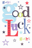 Overflowing with encouragement, this bold and cheerful good luck card brilliantly combines playful fonts and a kaleidoscope of colours-soft blues, luscious reds, deep purples, and vibrant greens-all weaving together like the community spirit of Bethnal Green. Oversized, sky-blue letters jump out, entwined with shades of moss and crimson, selected as carefully as flowers for a hand-tied bunch at Columbia Road. Sprinkled across the white page are whimsical, varying stars, in navy, lilac, and hints of lemony lime, echoing the exuberance of East London's busy markets. The card's surface is inviting to the touch-smooth and crisp, like the first page of a brand-new notebook, and ready to hold words of encouragement for life's next big step. Ideal for offering support to someone embarking on a fresh journey-a career change, a local performance, or even a school exam-this card delivers the warmth, optimism, and unspoken faith that defines our Bethnal Green community.